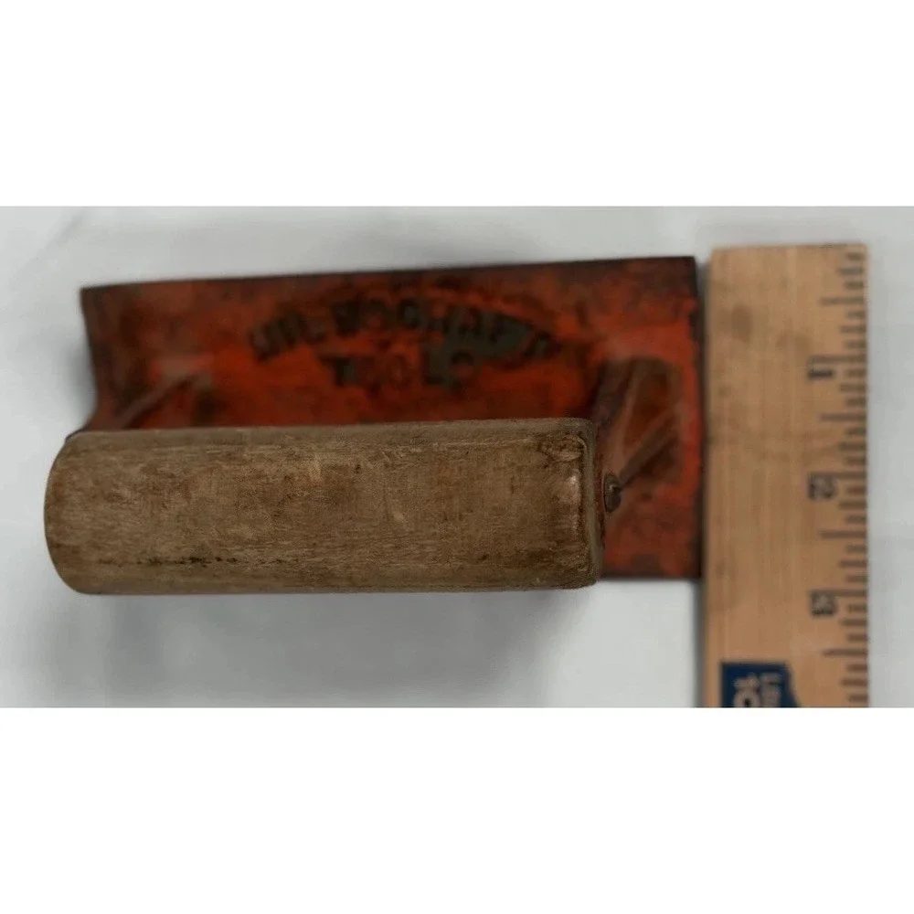 Vintage Miles Craft Tools Cleveland, OH 27A Cement Masonry Edger w/Wood Handle